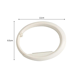 Підвісний гачок тримач — органайзер 11 x 8.5 см для сумки, рюкзака, навушників пластиковий на стіл у шафу, фото 9