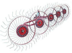 Граблі ворошки на 5 кілець (гребка)