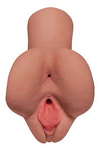 Мастурбатор 2 входи Pipedream PDX Plus анус і вагіна, 16.5 см