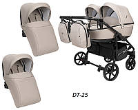 Детская коляска 2 в 1 Angelina Tvigo -Duo 25 бежевый