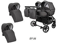Детская коляска 2 в 1 Angelina Tvigo -Duo 26 графит