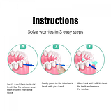 Набір зубочисток силіконових 200 штук зубні йоржики інструмент для гігієни порожнини рота у футлярі зелений, фото 2