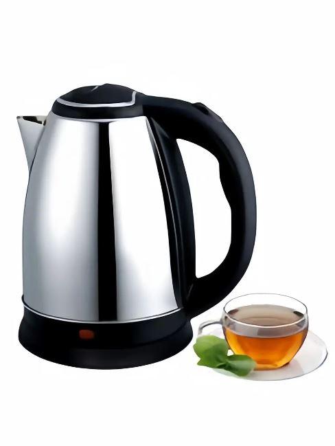 Електричний чайник 2 л нержавіюча сталь Hoffmans Electronics HM-1818 Електрочайник для дому 1800 Вт