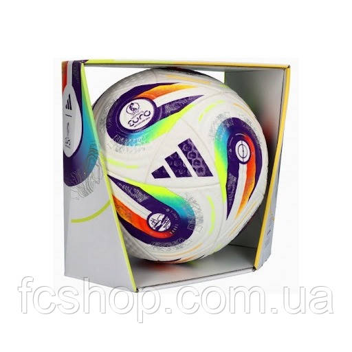 Футбольний м'яч Adidas Women's Euro25 Pro JH1261, Білий, Розмір (EU) — 5, фото 1