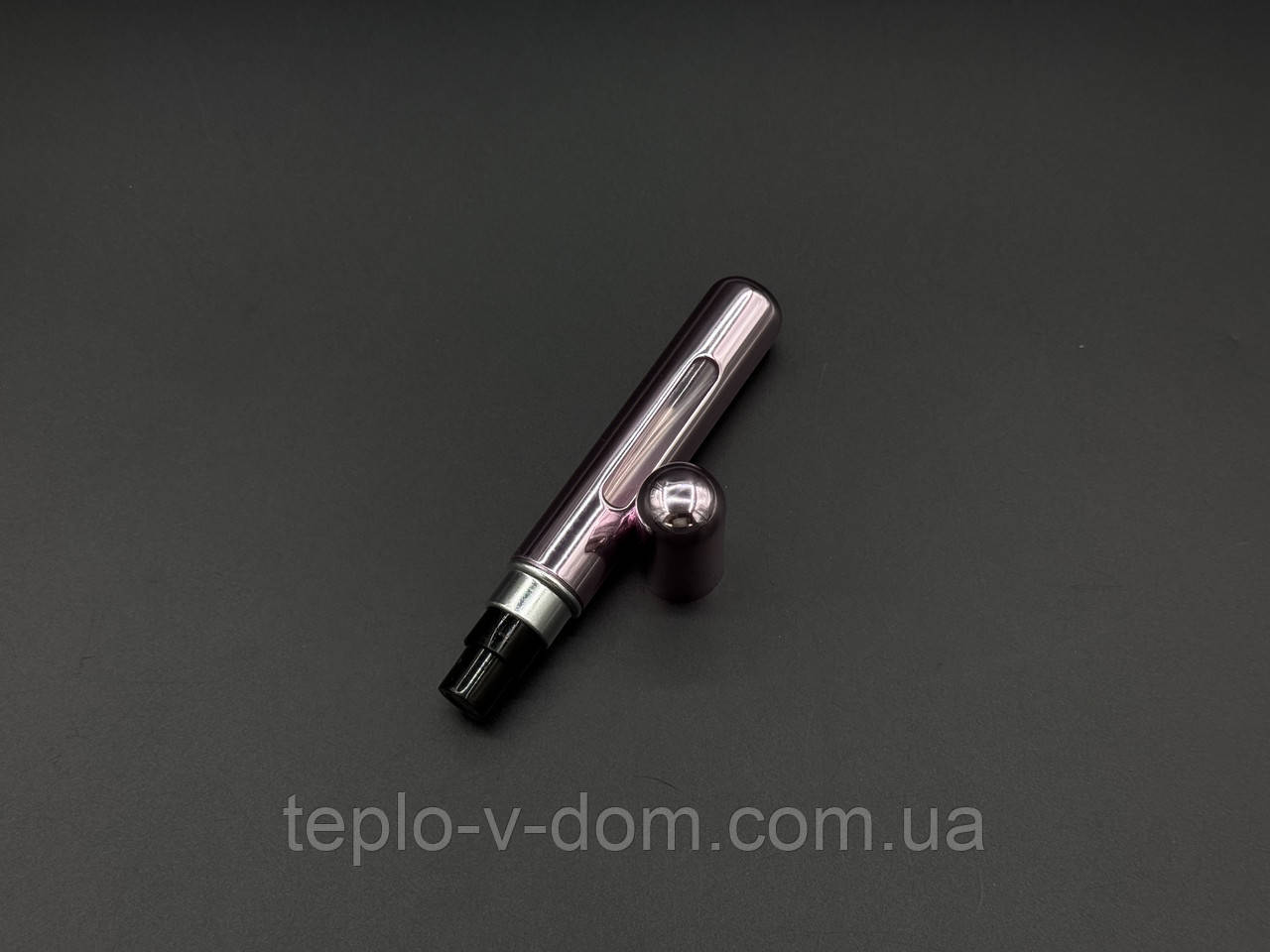 Атомайзер для спрей-духів з отвором для наповнення 109х17мм на 8мл. Світло-фіолетовий колір, глянцевий.