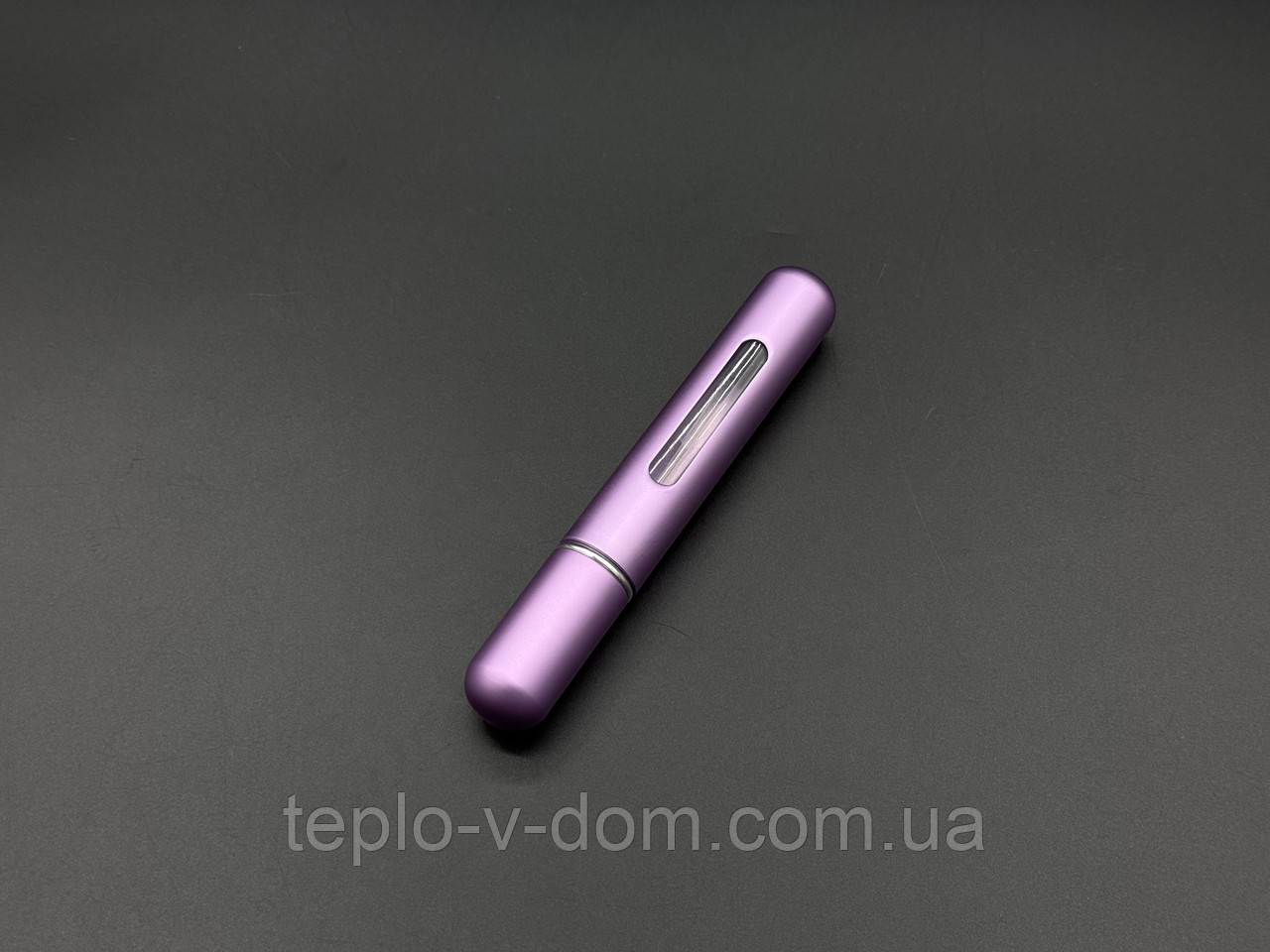 Атомайзер для спрей-духів з отвором для наповнення 109х17мм на 8мл. Фіолетовий колір, матовий.