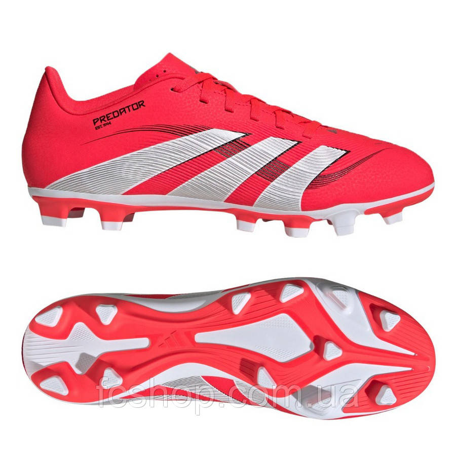 Футбольні бутси Adidas Predator Club FG/MG ID1326, Червоний, Розмір (EU) — 42, фото 1