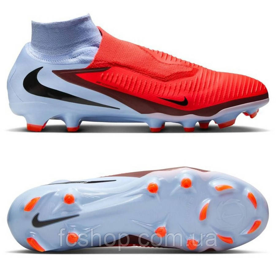 Футбольні бутси Nike Phantom 6 High Pro FG HQ2311-400, Жовтогарячий, Розмір (EU) — 40, фото 1
