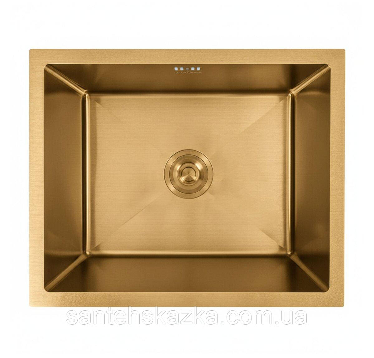Кухонна мийка Valeso Handmade CM 54*44 Workstation золото PVD, монтаж під стільницю, фото 1
