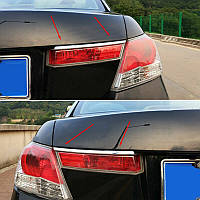 Смужки на стопи (2 шт, пласт) для Honda Accord VIII 2008-2012 рр