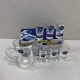 Набір стопок 15 мл 6 шт з кувшином 137 мл 2860 / LXJ400+LXY1510-7, фото 2