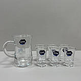 Набір стопок 15 мл 6 шт з кувшином 137 мл 2860 / LXJ400+LXY1510-7, фото 5