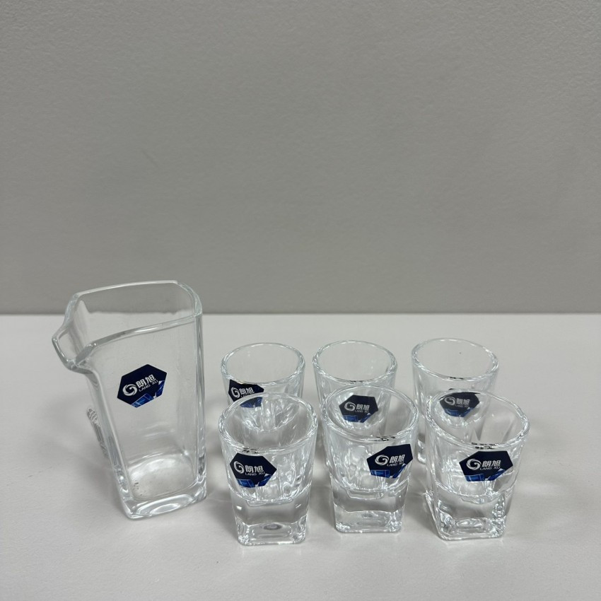 Набір стопок 15 мл 6 шт з кувшином 100 мл 2861 / LХJ400-1+LXY1512-7, фото 1