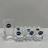 Набір стопок 15 мл 6 шт з кувшином 100 мл 2861 / LХJ400-1+LXY1512-7, фото 2