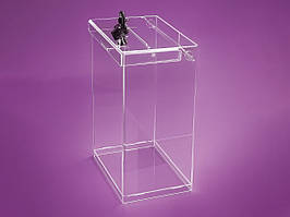 Ящик длящиків із замком 160х230х110 мм (Товщина акрилу: 1,8 мм; )