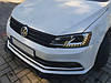 Накладка на передний бампер Lip (2010-2018, чорний глянець) для Volkswagen Jetta рр від VLF комп., фото 9