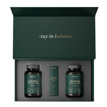 Mind Shi Mushroom + CBD Oil Подарунковий Бокс, CBD 1000 mg