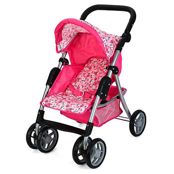 Коляска для ляльок та пупсів «Melogo» 9352/011 рожева