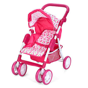 Коляска для ляльок та пупсів «Melogo» 9352/011 рожева