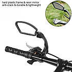 Дзеркало велосипедне на кермо Grey's GR13300 з регулюванням, складне, фото 2