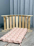 Дитяче ліжечко качалка з матрасиком 13 БОНБОН, дитяча качалка, качалка для дітей, балансир, дитяча гойдалка балансир, качалка, фото 2