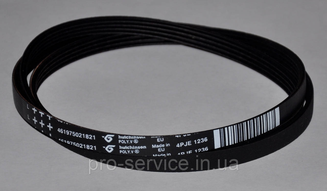 Ремінь 481235818206 1236 J4 MAEL для пральних машин Whirlpool, фото 1