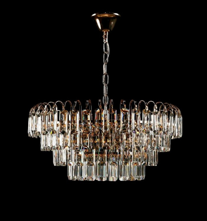 Підвісна кришталева люстра для спальні L2391/420/6 (SG), фото 1