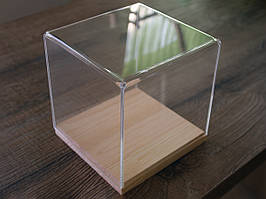 Защитная колба на деревянной основе 150х150х150, гнутая Ташута  (35-14080-01)