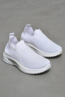 Кросівки дитячі текстильні білого кольору 206150M