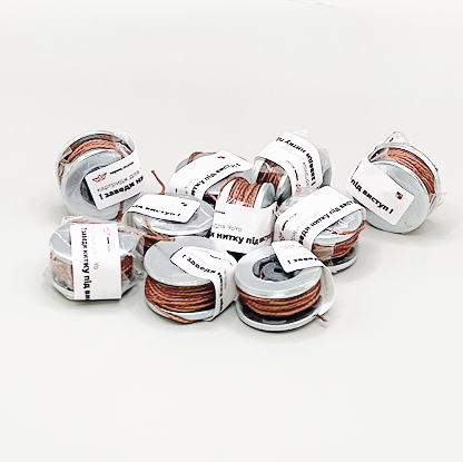 Шпуля-картридж для систем відлову ворожих дронів YoYo, високоміцна кевларова нитка, фото 1