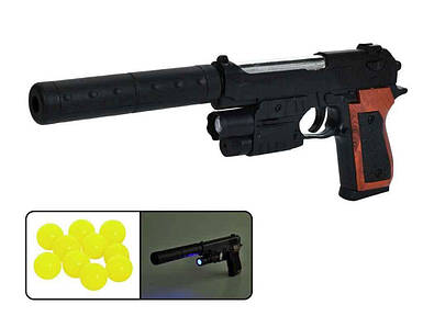 Пістолет пластикові кулі 31см P2117-F ТМ METR