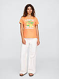 Жіноча футболка GAP з принтом 1159844488 (Помаранчевий S), фото 3