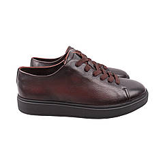 Кеди чоловічі Cosottinni коричневі натуральна шкіра, 45