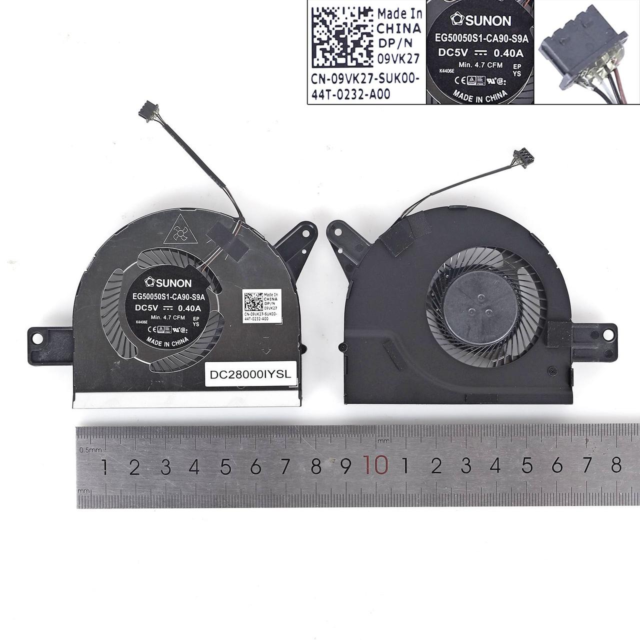 Вентилятор для Dell Latitude 5580 5590, (09VK27, DC28000IYSL, EG50050S1-CA90-S9A, Original), фото 1
