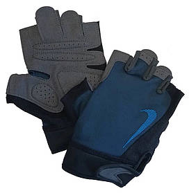 Рукавички для тренінгу Nike M ULTIMATE FG синій, чорний Унісекс L