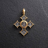 Православный крест с иконой "Господь Вседержитель", нательный крестик, крестик на шею