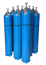 Балон кисневий 40 літрів з НОВИМ вентилем (атестован на 5 років)