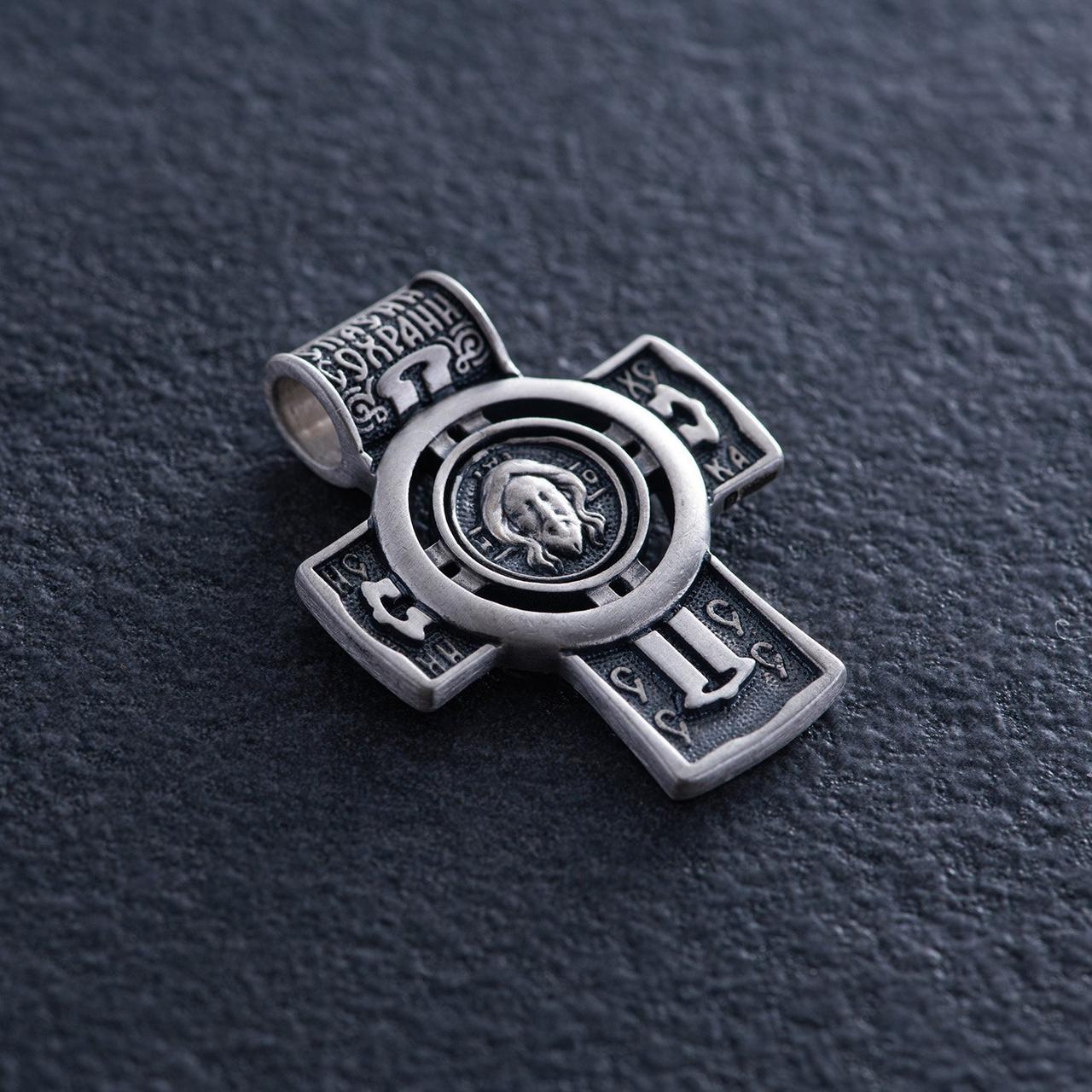 Срібний православний хрест "PRь
Всесвітньою. Ангел Хранитель. Врятуй та Збережи" 133233 LOVE-SHOPE