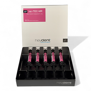 Набір 5 шприців HEYTEC-MR Мікрогібридний композит
