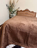 Велюрове стьобане покривало 220*240см