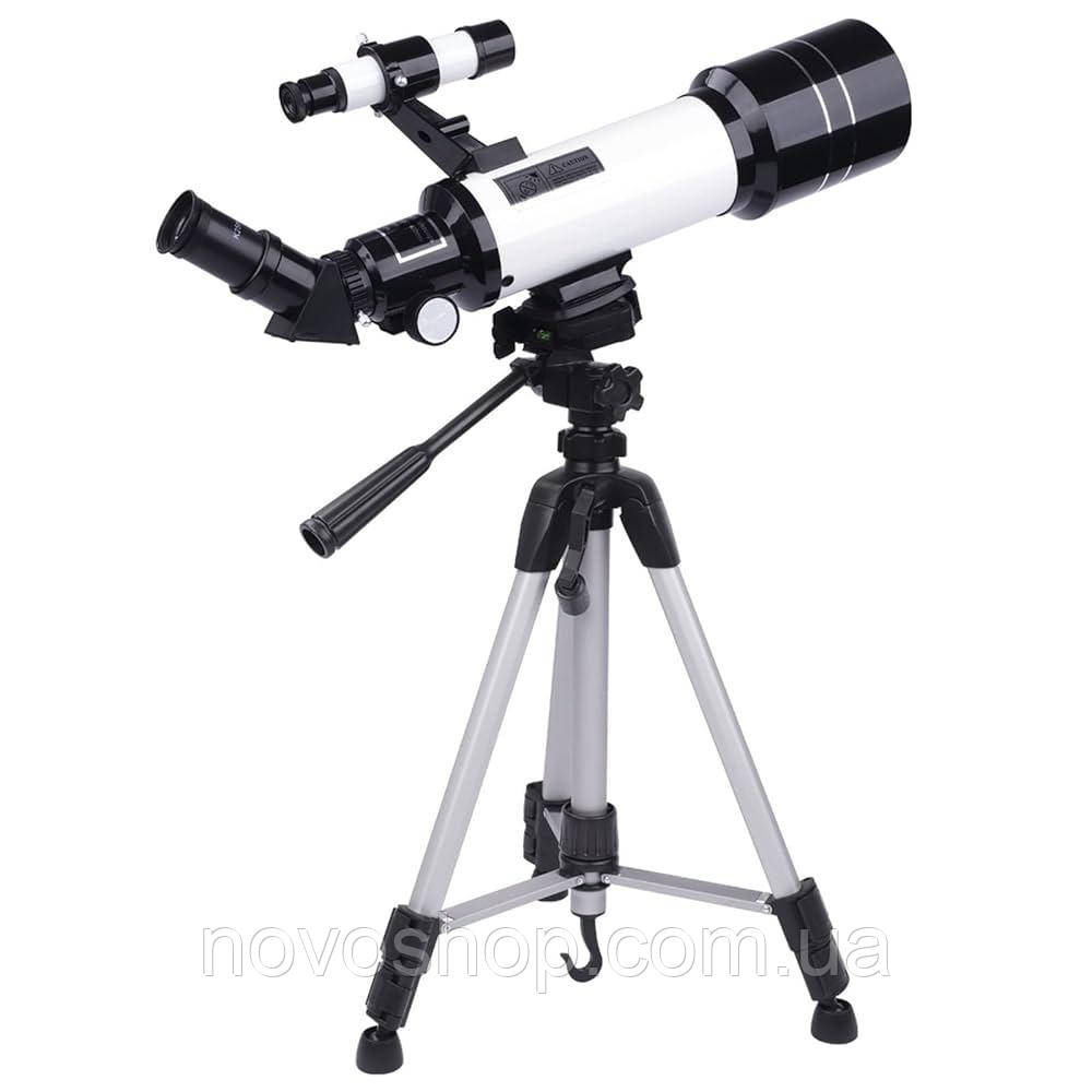 Телескоп апертура 70 мм монтування 400 мм AZ, фото 1