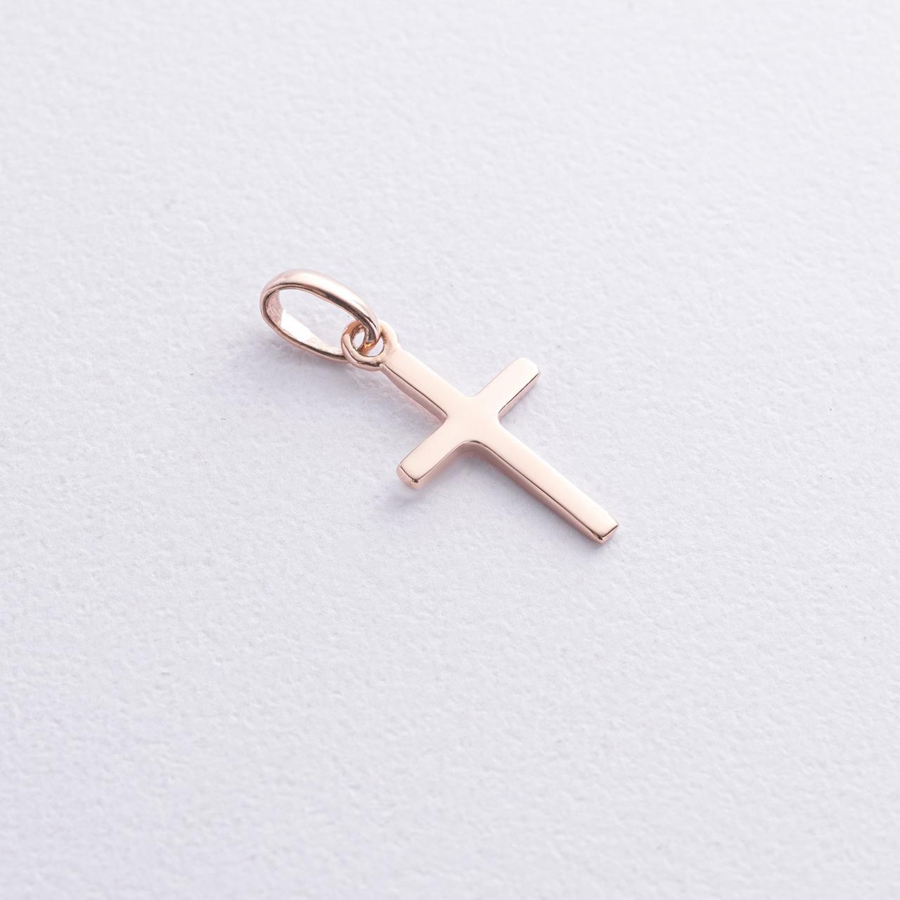 Золотий маленький хрестик п02971 LOVE-SHOPE