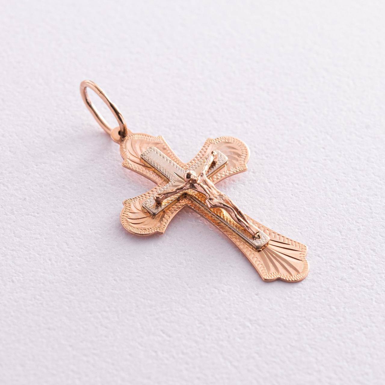 Золотий православний хрестик п02334 LOVE-SHOPE