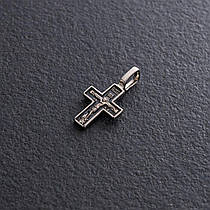 Золотий православний хрест "Розп'яття. стулено 
"Спаси та Збережи" п03917  LOVE-SHOPE