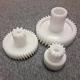 Шестерні для м'ясорубки Philips Viva Collection HR2726 HR2728 HR2526 HR2727 HR2729 HR2721 HR2722 HR2723 3шт комплект, фото 7