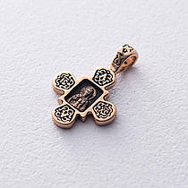 Золотий хрестик "849014" 
ФАКТИ "Зпаси та зберігай" з чорнуванням п02535  LOVE-SHOPE