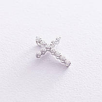 Золотий хрестик із діамантами пб0254di LOVE-SHOPE