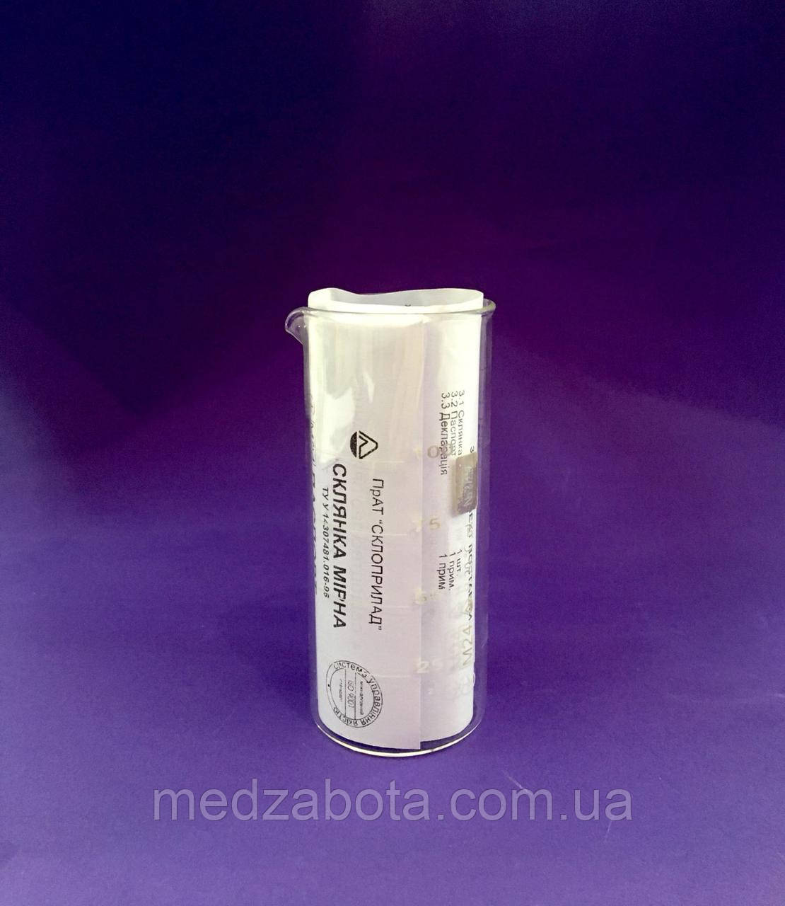 Склянка для розливу спиртних напоїв 100мл (з держ.повіркою), фото 1