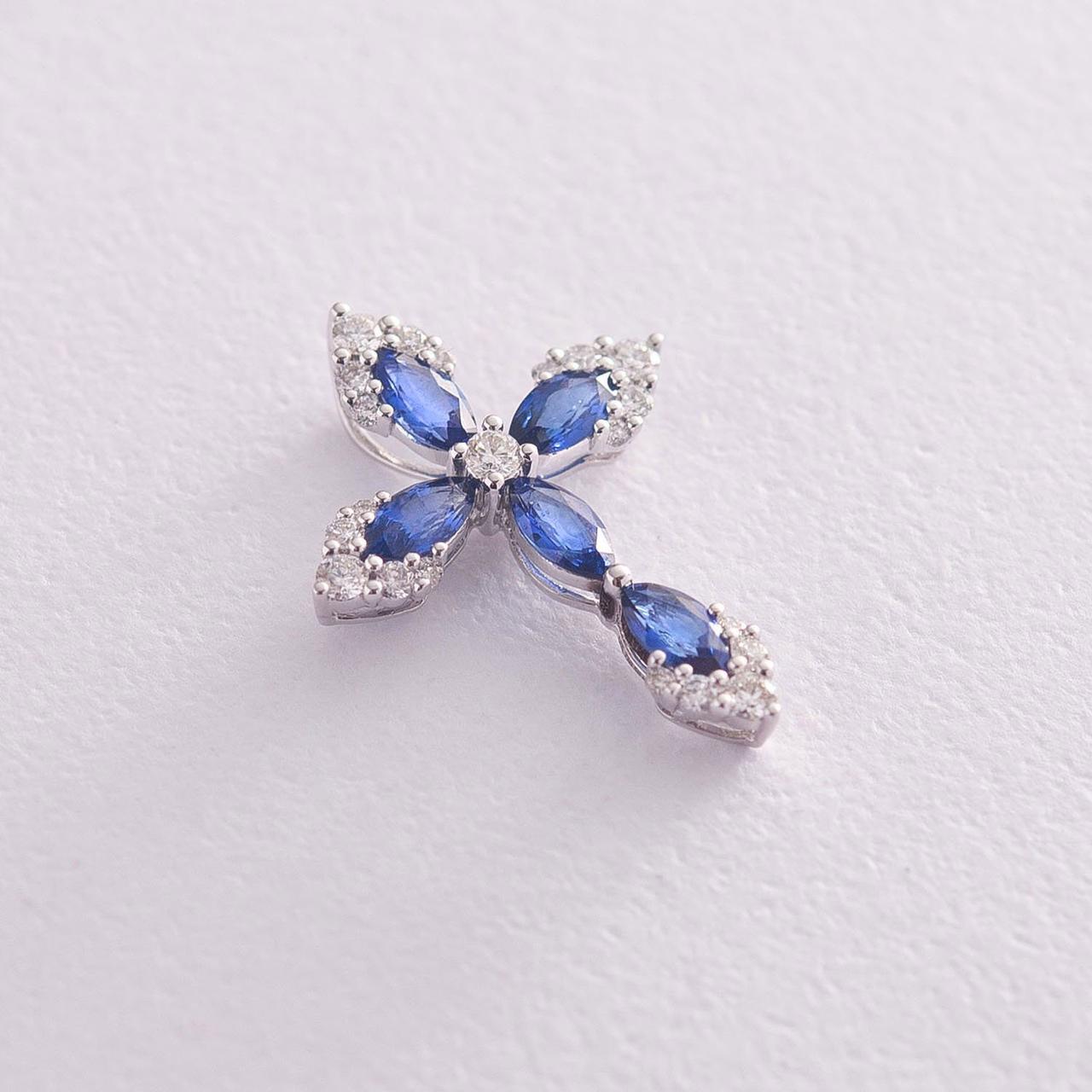 Золотий хрестик (синій сапфір, діамант)
пб0109gl LOVE-SHOPE