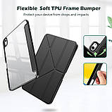 Чохол Clear Acrylic для iPad 11 (2025) / iPad 10 (2022) 10.9" Y-Type з місцем для стілусу чорний, фото 2